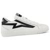Kappa Slip Resistant Abrasion Resistant Low top Skateboard Shoes Women's White Black (Unisex) Skate Shoes K0BW5CC28 012A
