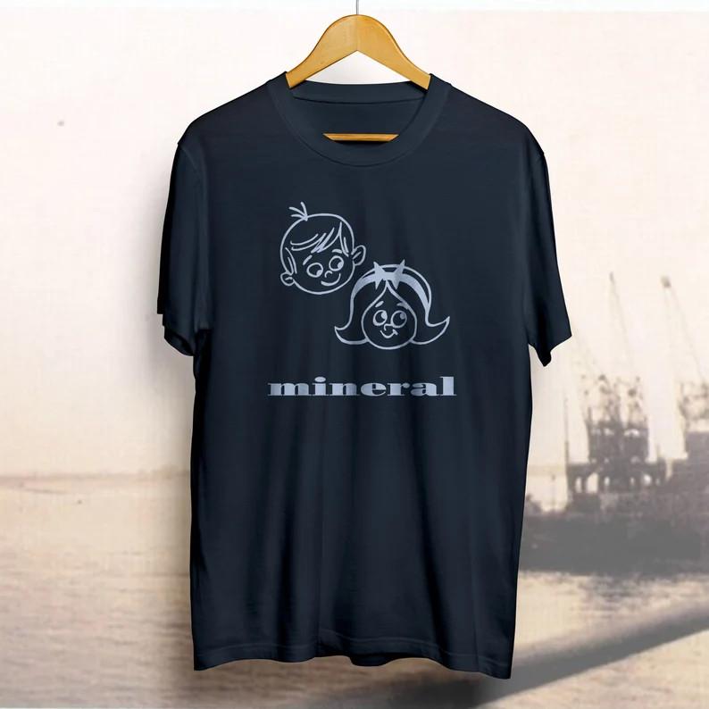 Коллекция Mineral Emo Band Черная Футболка Все Размеры S-5XL AR1431 Унисекс Футболка