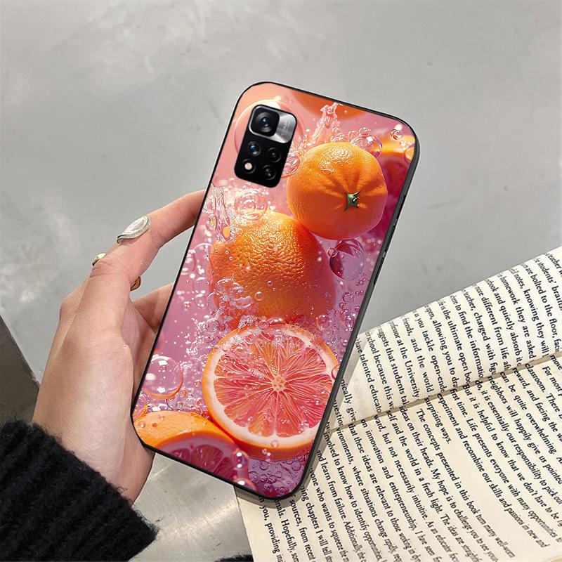 Phone Case For Xiaomi Redmi note 14 Pro 14 13 12 11 10 Pro 14S 12S 11S Redmi 14C 13C 10 Lemon strawberry watermelon