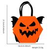 1PC Halloween Loot Party Kids Pumpkin Trick Or Treat Tote Bags Candy Bag Halloween Candy Storage Bucket Portable Gift Basket