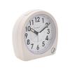 Hometime Round Alarm Clock Light, Snooze, Sweep - White