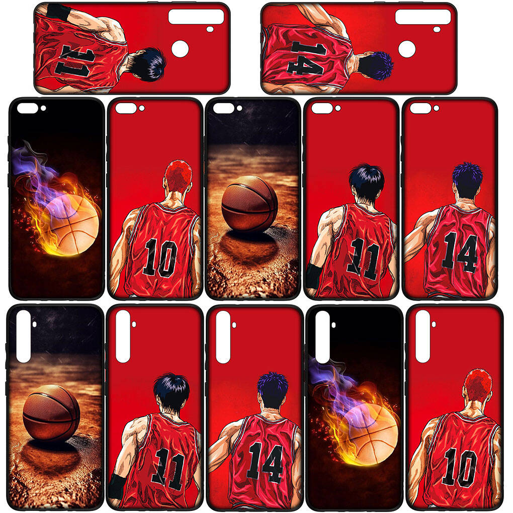 for Motorola Moto Edge 70 60 50 G54 G86 Samsung Galaxy S25 iPhone 17 16 15 Xiaomi Redmi Note 14 Pro Max Phone Case Cartoon Slam Dunk Basketball Cover