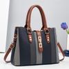 Stylish Large Size Color Block Tote Bag For Women Ideal For Occasions Casual