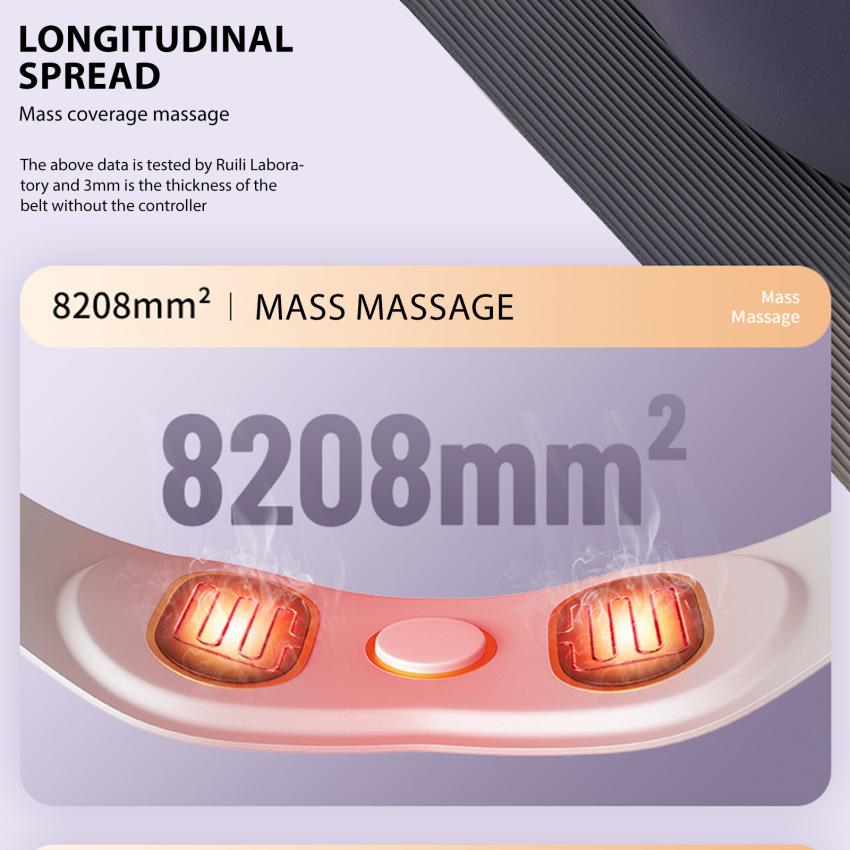 Waist Massager Intelligent Heating Pulse Waist Massager Abdominal Acid Swelling Ems Massage Belt