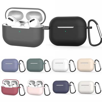 Мягкий силиконовый чехол для Apple Airpods Pro, беспроводной чехол для гарнитуры AirPods Pro, зарядное устройство, однотонный модный чехол для наушников