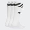 adidas Носки с 3 полосками, высокие, 3 пары Jv7416
