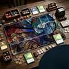 Stained Glass Cosmic Spiral Star TCG Playmat 35X60CM Trading Mat Non-Slip Durable Stitched Edge Three Templates Available
