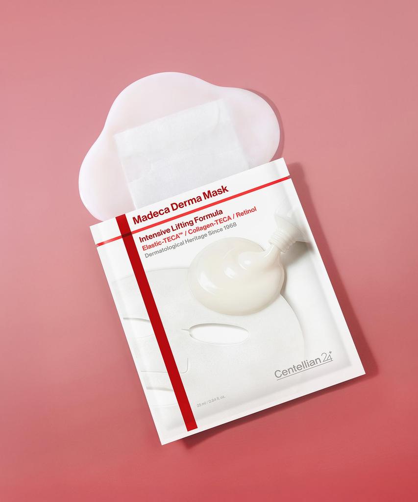 Маска Derma с мадекассосидом, формула интенсивного лифтинга, 10 листов