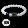 12 Constellation Natural Stone Beads Bracelets For Men Women Zodiac Signs Bracelet Aries Taurus Virgo