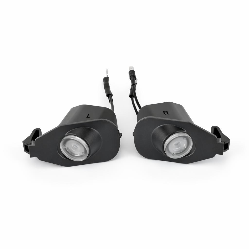 For 15-23 Ford Mustang HD Led Rear View Mirror Welcome Light Mustang Door Projection Light Atmosphere Light Modification CVX1