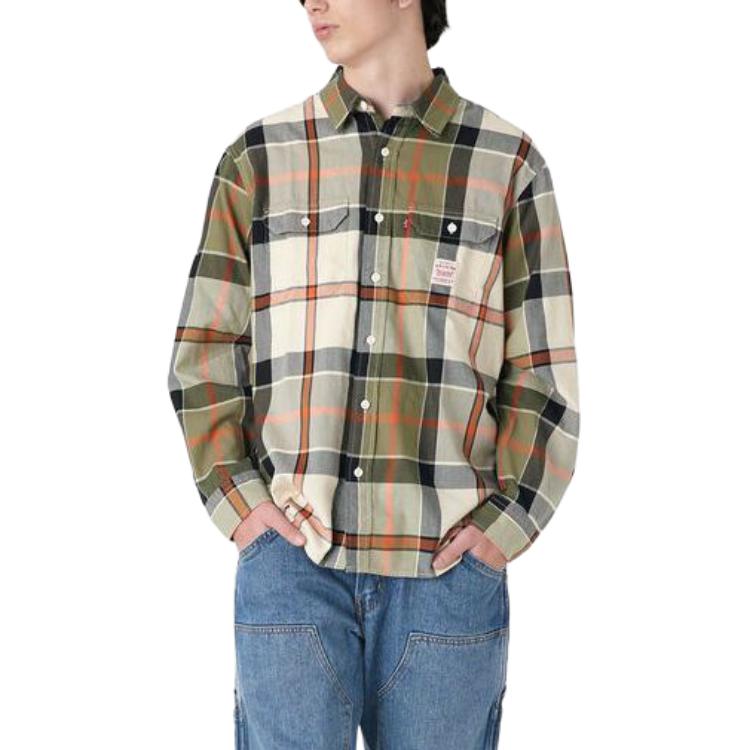 Levi's Рубашки Мужские Умбра Лацкан Умеренный Другое A5772-0008