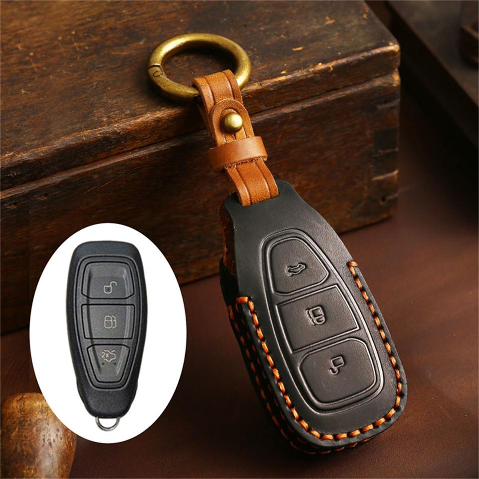 Чехол для автомобильного ключа для Ford Fiesta Focus Mondeo Ecosport Kuga Fob Remote Key Case Protector Accessories Holder Shell Keychain