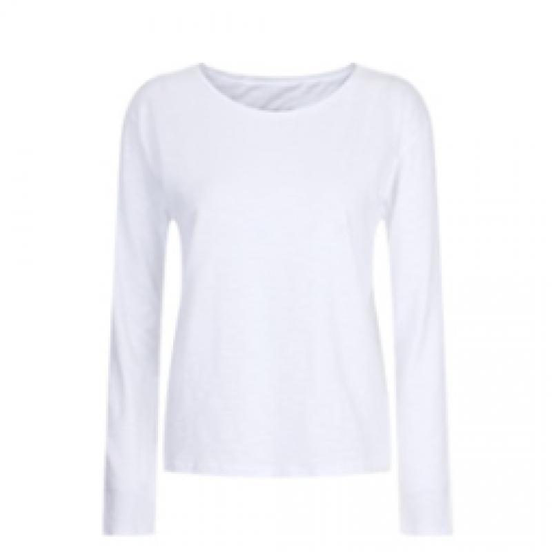 [Shop  ] Korean Made Women S Round Neck CoTTon Modal Slub Spandex Long Sleeve T ShirT Dai wSh 21190 Purple 