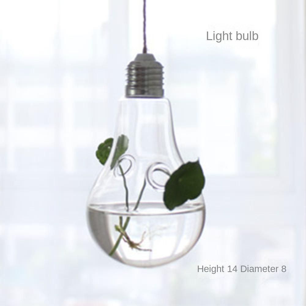 Gifts Hydroponics Hanging Glass Vase Garden Supplies Home Decoration Terrarium Container Portable Flower Plant Pots