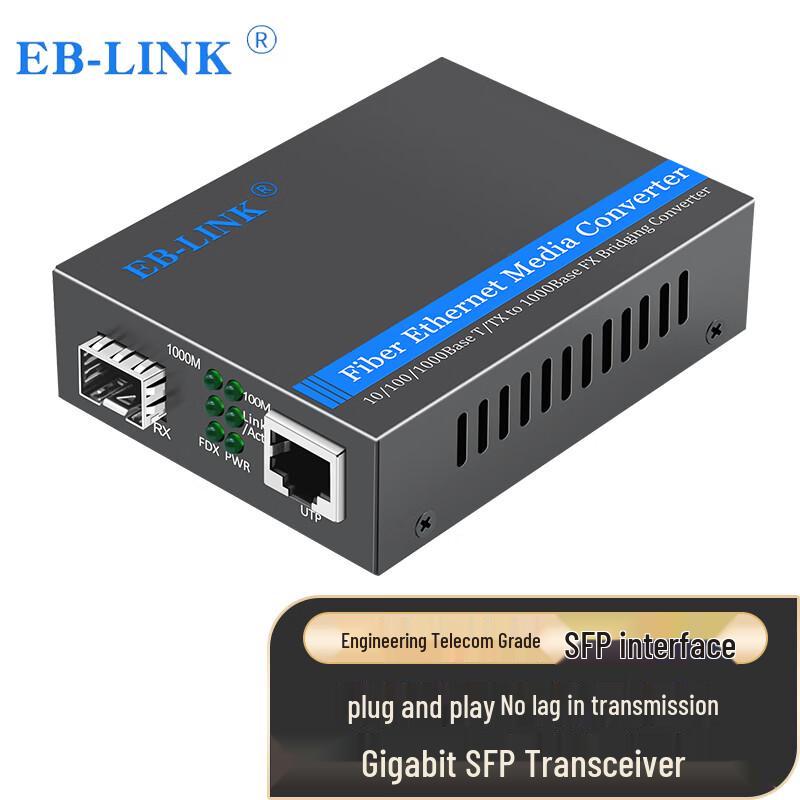 EB-LINK SFP/SFP+ Fiber Optic Transceivers & Media Converters