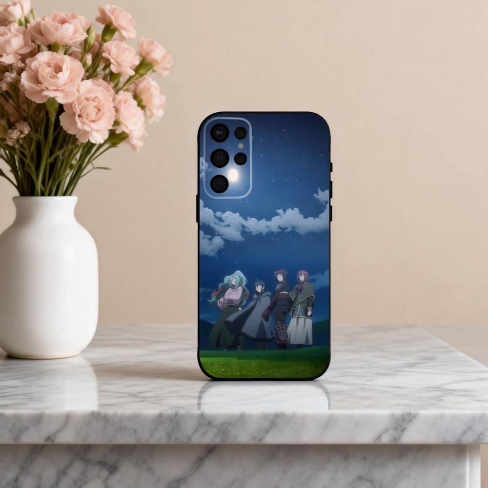 Чехол для телефона T-Tsukimichi M-Moonlit F-Fantasy для Samsung S25,S24,S21,S22,S23,S30,Ultra,S20,Plus,Другие Мягкий черный чехол