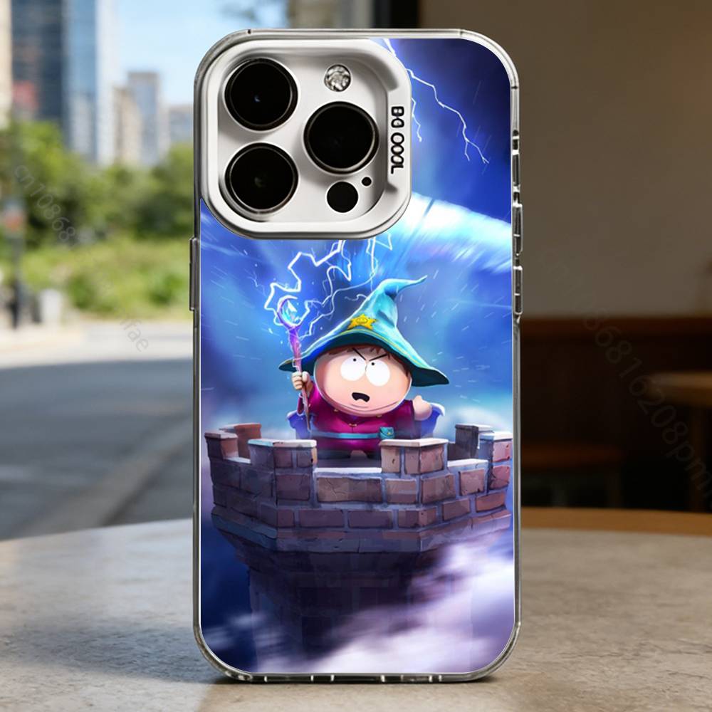 Game S-South P-Park Case for iPhone 16 15 14 13 12 11 Pro Max Plus Air 16E X XR XS Max Hard Shockproof Bumper Cover