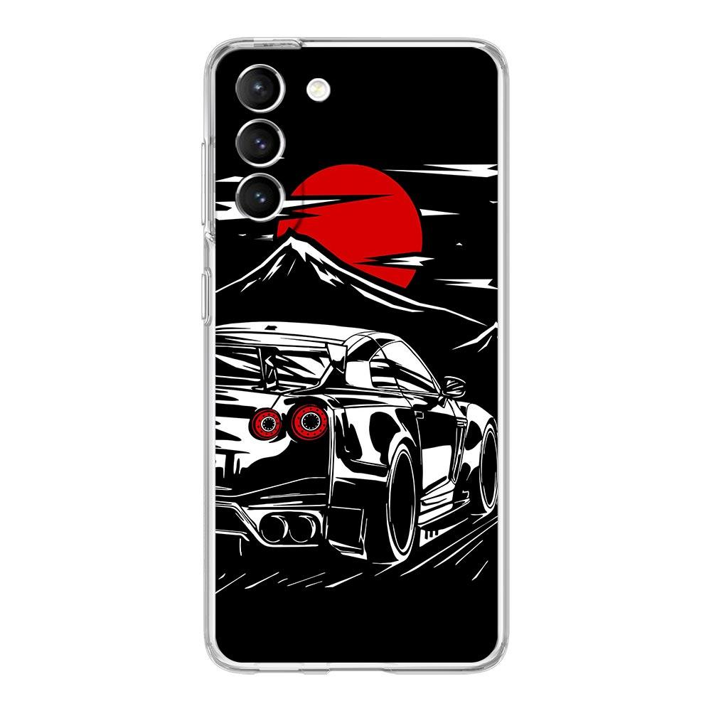 Япония JDM спортивные автомобили мужской мужской чехол для телефона для Samsung Galaxy S22 5G S20 Ultra S21 FE 5G S10E S9 S8 S10 Plus Note 10 прозрачный чехол