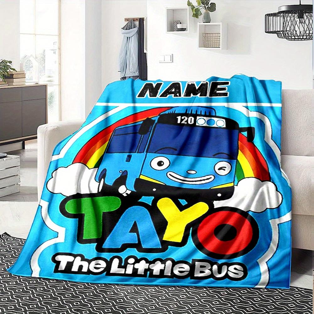 Home Tayo The Little Bus Fashion Blanket Used For Home Decorations Gift Wrapping Picnics Travel Essentials Keeping Warm In Winter Suitable For All