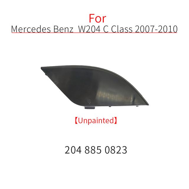 Для Mercedes W204 автомобильный задний бампер буксировочный крюк крышка черный для Benz C Class 2007-2010 C180 C200 C230 C260 C300 2048850823
