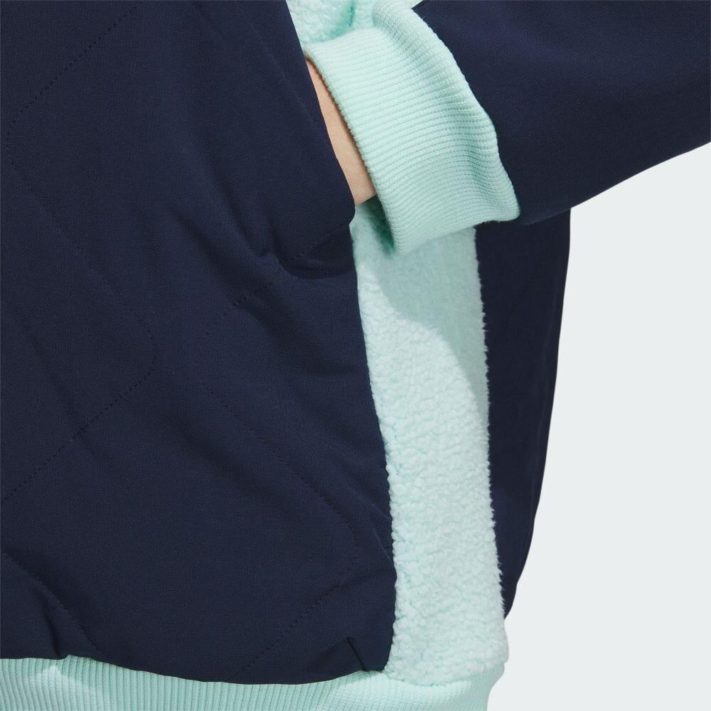Adidas Jackets Men's Aqua Green Stand Collar Moderate Other HY0981-