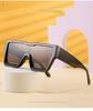 Chic Square Frame Women's Sunglasses - Large Candy Colors, UV Protection, Trendy European & American Style