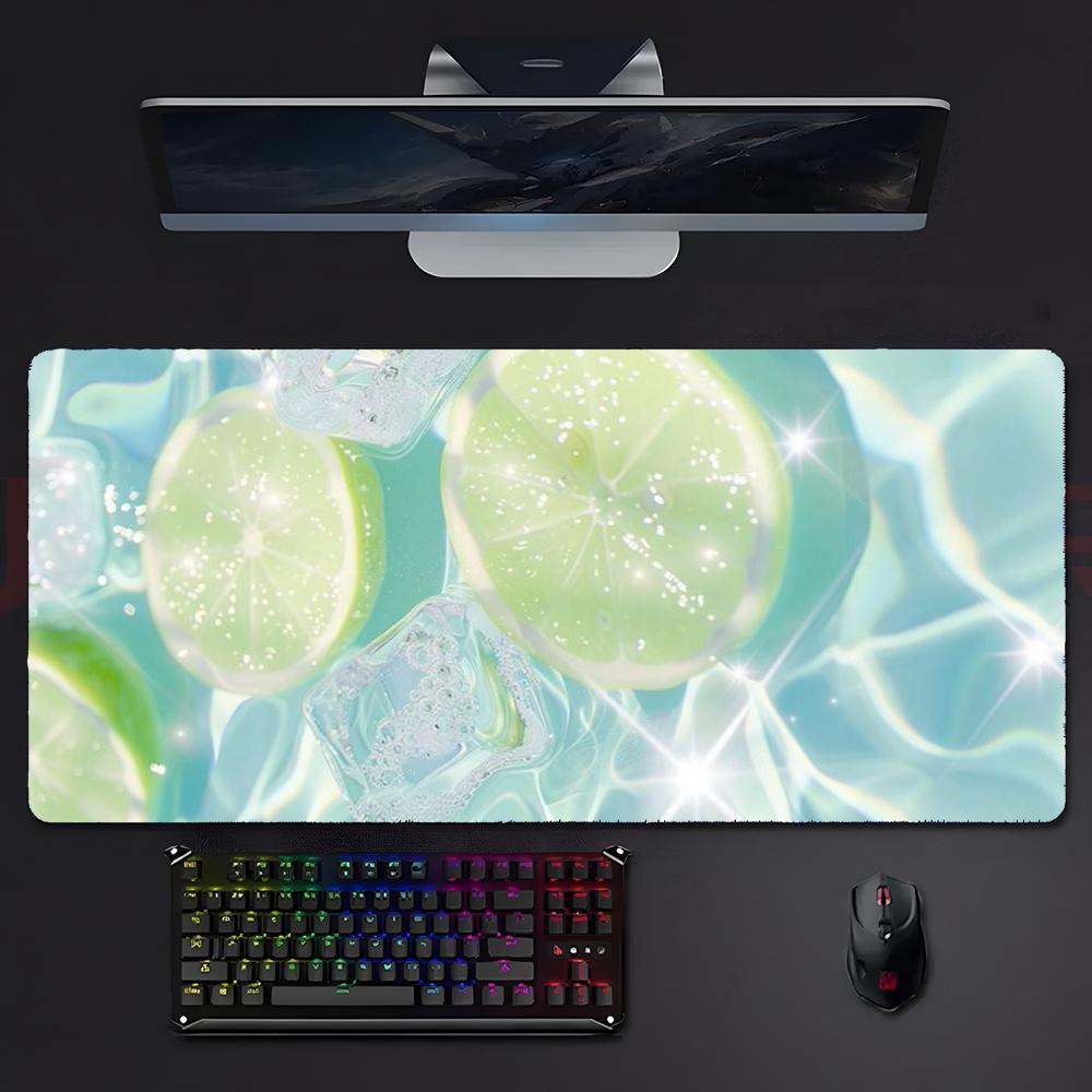 Food Fresh Cchilled Fruit Mouse Pad Mousepad Large Gaming Lockedge Thickened Pc Table Desk Mat