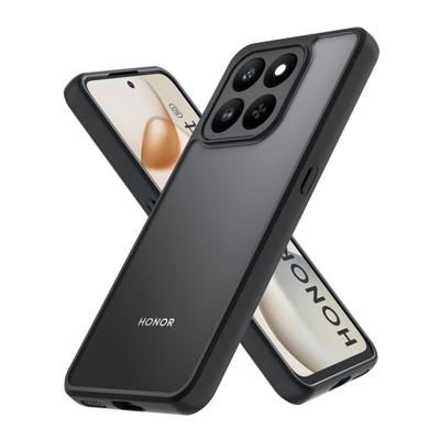 Чехол для Honor X7d, чехол для Honor X7d, TPU чехол с простым черным матовым покрытием, чехол для телефона с защитой от отпечатков пальцев, для Honor X7d 4G 5G