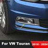 Хромированная Накладка на Противотуманную Фару для Volkswagen VW Touran 2016-   2024 Хромированные Накладки на Рамку Противотуманной Фары Автомобильные Аксессуары