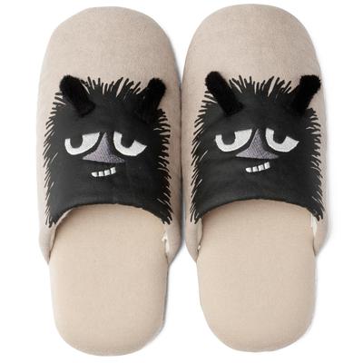 Тапочки Муми-тролль Широкие Мягкие см, Бежевые, 24.0