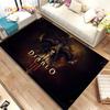 3D HD Ковер с изображением персонажей игры Diablo, Мультяшный ковер для дома, гостиной, спальни, дивана, Прикроватный коврик, Нескользящий коврик для детской игровой комнаты