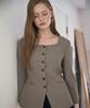 ROEM Пиджак без воротника с вырезом-лодочкой Rmjkg49Nt2