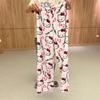 Cartoon Cat Fleece Christmas Pajama Pants for Women