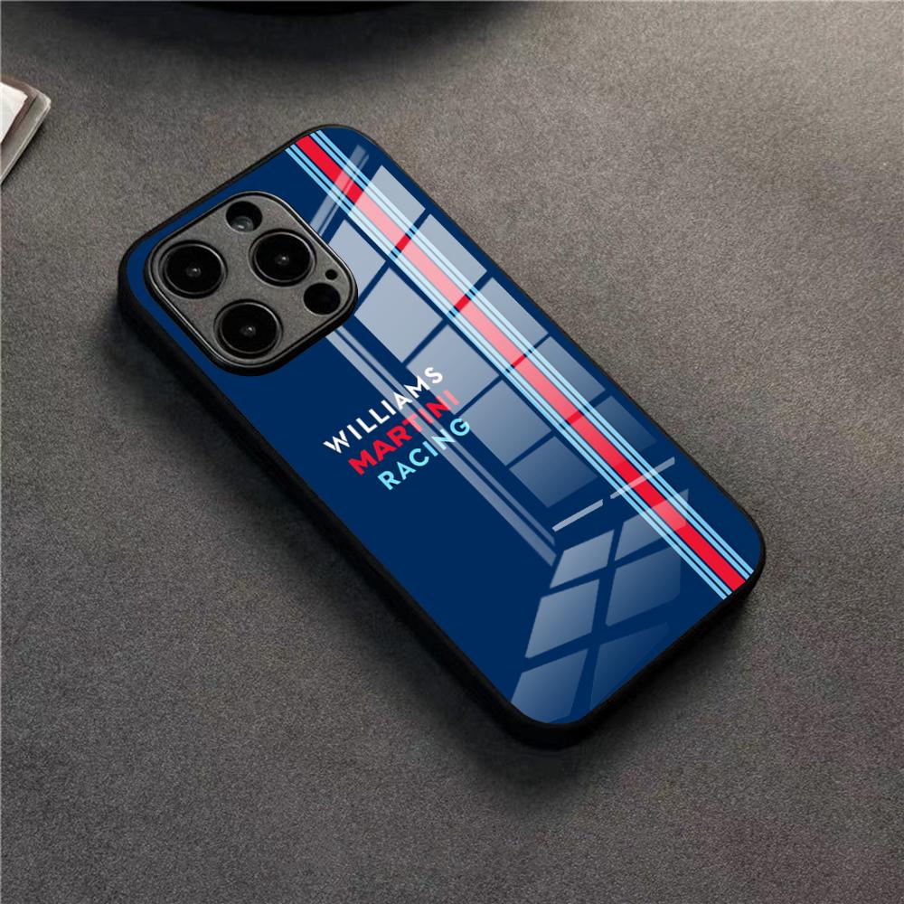M-Martinis Racing Чехол для телефона For IPhone 17 16 Pro 15 Pro Max 14 13 12 11 X XR XS Max Plus SE Стеклянная крышка
