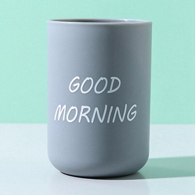 Домашняя креативная чашка для рта для пары, простая дорожная портативная чашка для мытья, пластиковая утолщенная чашка для зубной щетки