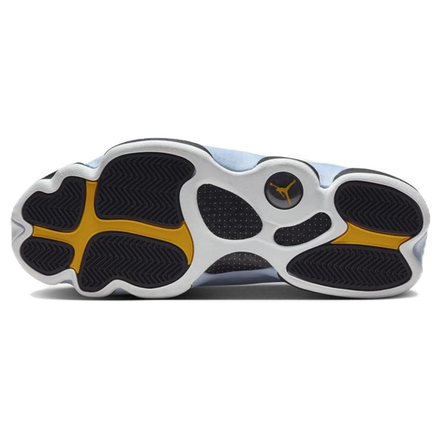 Мужские кроссовки Air Jordan 13 Retro Blue Grey White Yellow-Ochre Black 414571-170