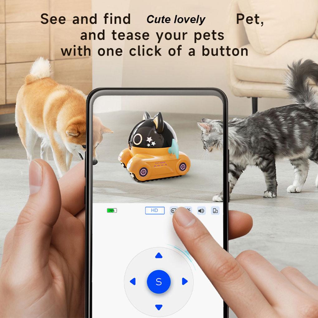 3 МП HD Камера-робот для питомцев Мобильное приложение Дистанционное управление Слежение за питомцем и ребенком WIFI Камера Защита домашней безопасности Камера наблюдения