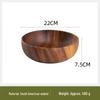 South American Walnut & Acacia Wood Multi-Spec Round Salad & Rice Bowl