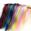 Kylebooker 5 Packs Twisted Flashabou Holographic Tinsel Fly Fishing Tying Crystal Flash for Treble Jig Hook Lure Making Material