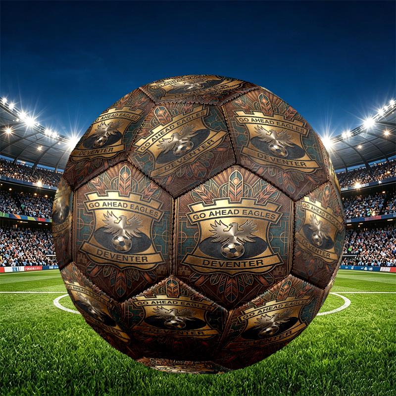 Go Ahead Eagles Размер 5 Футбольный мяч, из износостойкого ПУ, для тренировок и ежедневной практики, Подарок на день рождения для футбольных фанатов