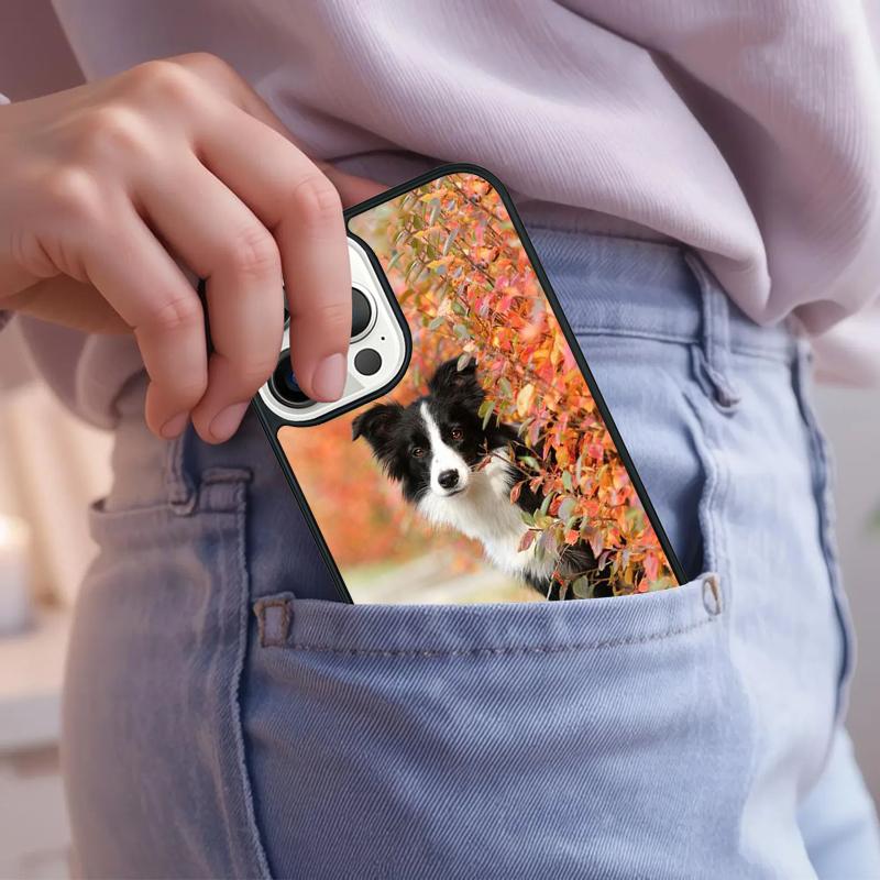 Border Collie Dog Phone Case For iPhone 17 Air 15 16e 14 13 Pro Max Coque 12 11 Pro Max PLUS cover