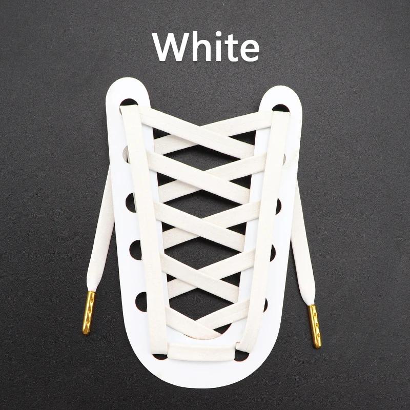 Качественные металлические шнурки для кроссовок, ботинок, шнурки для обуви, роскошные шнурки из искусственной кожи, аксессуары для обуви, унисекс, 1 пара