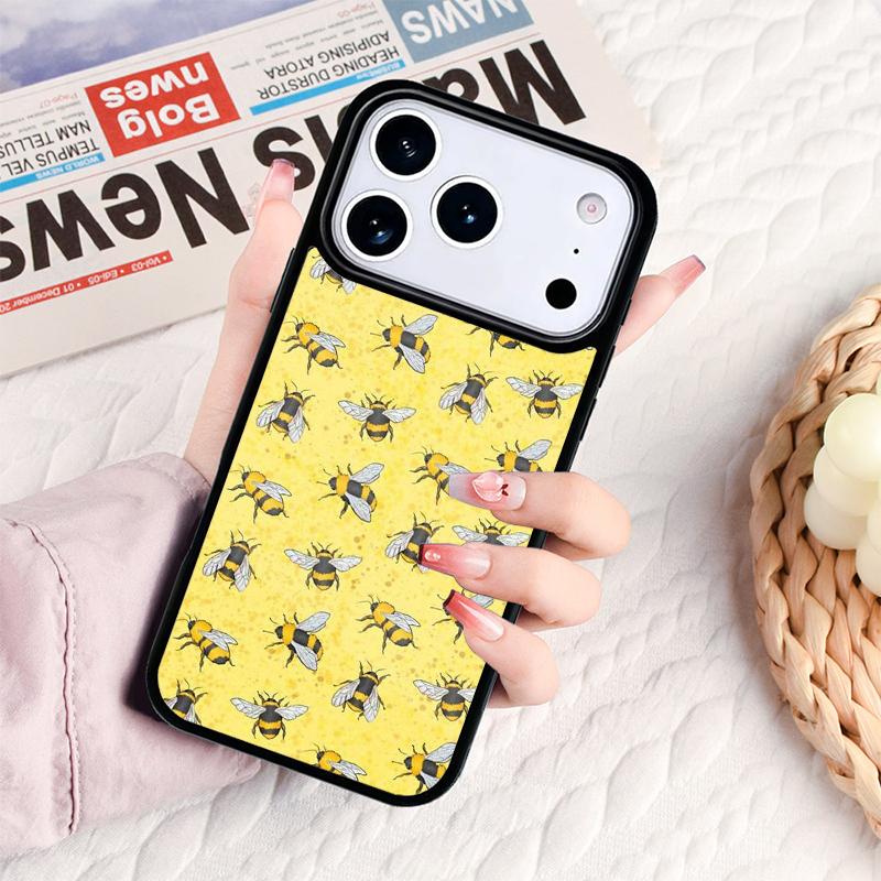 Летний сад пчел медовые стражи Чехол для телефона Для IPhone 17 16e 15 14 13 12 11 Pro Max Air Mini Мягкий защитный чехол