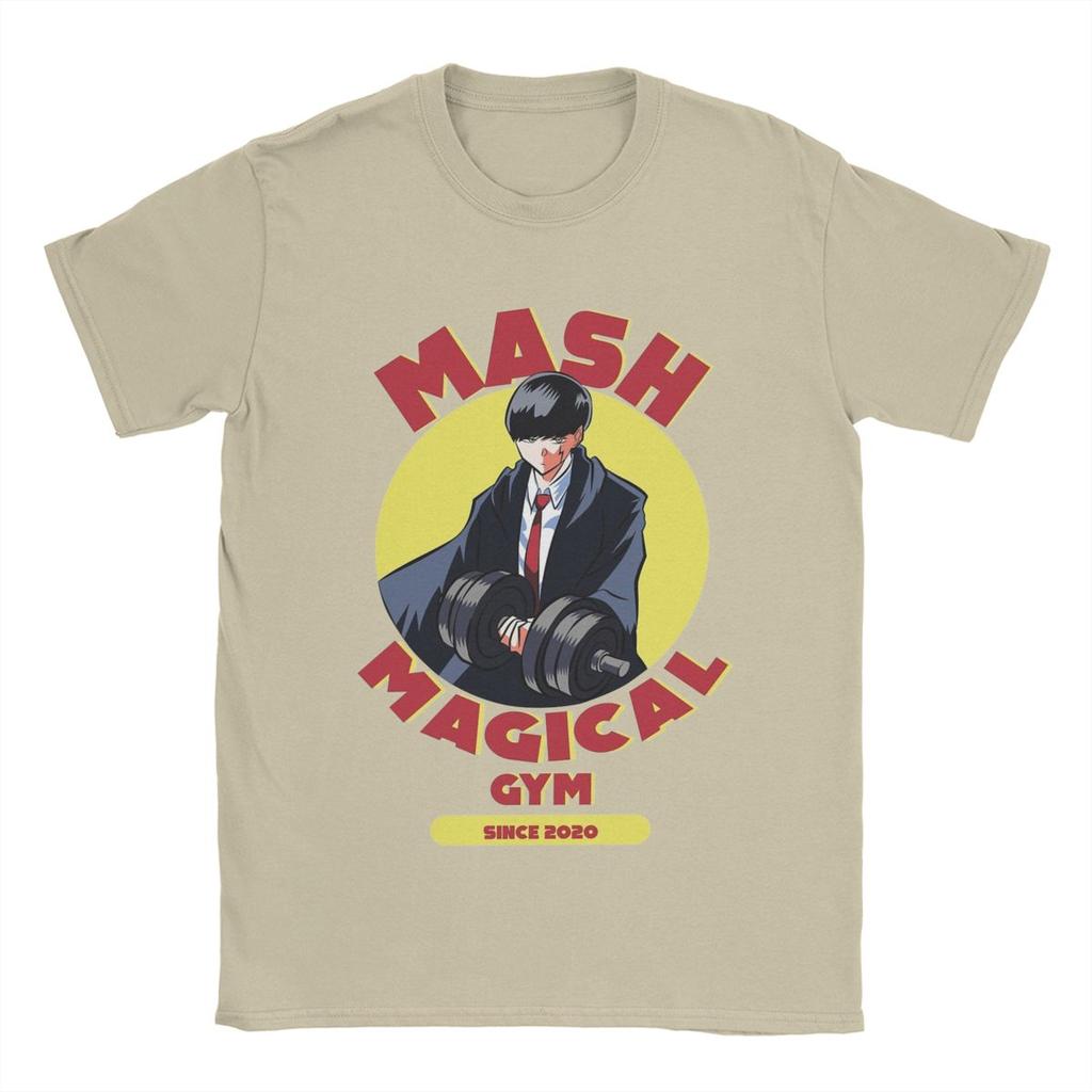 Машл Магия и Мускулы Мужская Хлопковая Крутая Футболка О-образный вырез Аниме Футболки Короткий рукав Одежда Подарок на день рождения