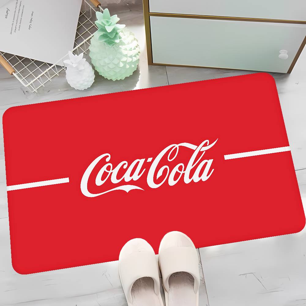 C-Coca-C-Cola Кухонный коврик Детская комната Спальня Украшение Балкон Противоскользящий коврик для входа Гостиная Alfombra