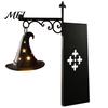 Whimsical Desk Light Halloween Library Lantern, Gothic Decorative Bookshelf Lamp, Vintage LED Style Accent Book Nook for Bookworms, Home Library,