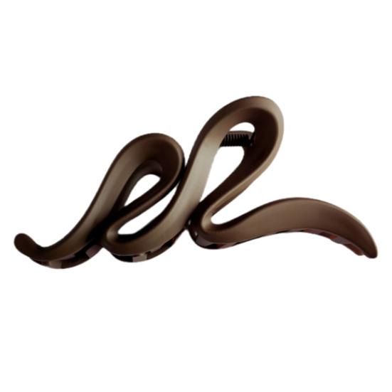 Коготь для волос в форме змеи, матовая текстура, большая заколка для волос, сильный захват, коготь для затылка, зажим для волос в форме акулы, душ, инструмент для укладки волос