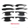 LHD RHD For MG S5/ES5 2025 2026 ABS carbon fiber Car Door Pull Door knob Catch Door Handle Bowl Cap Decoration Cover Accsesories