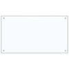 Kitchen Backsplash 2 pcs Transparent 90 x 50 cm Tempered Glass