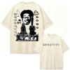 Oyasumi Goodnight Punpun God Tanaka Manga Vintage Washed Tshirts Men Women Clothing Fashion Harajuku Casual Oversized T Shirts